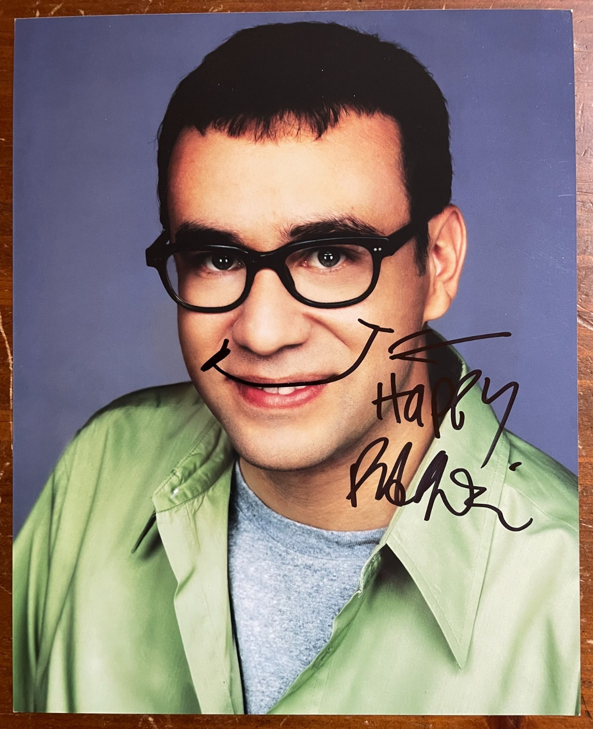 Fred Armison Signed Autograph Signature 8x10 Color Glossy SNL Portlandia Unique