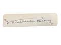 Wallace Beery Signed Autograph Signature 3.5x.75 Vintage Cut Paper