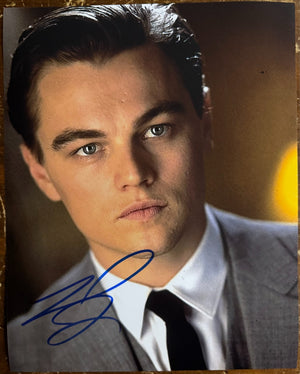 Leonardo DiCaprio Signed Autograph Signature 8x10 Color Glossy Photograph