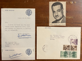 Gamal Nasser Autograph Signature 4.5x7 Typed Signed Letter Prime Minister Egypt