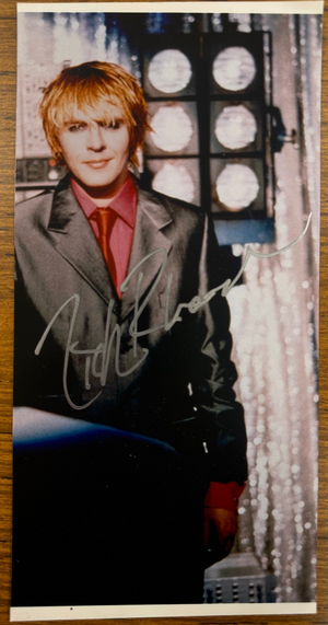 Nick Rhodes Signed Autograph Signature 5x10 Color Glossy Duran Duran Photograph