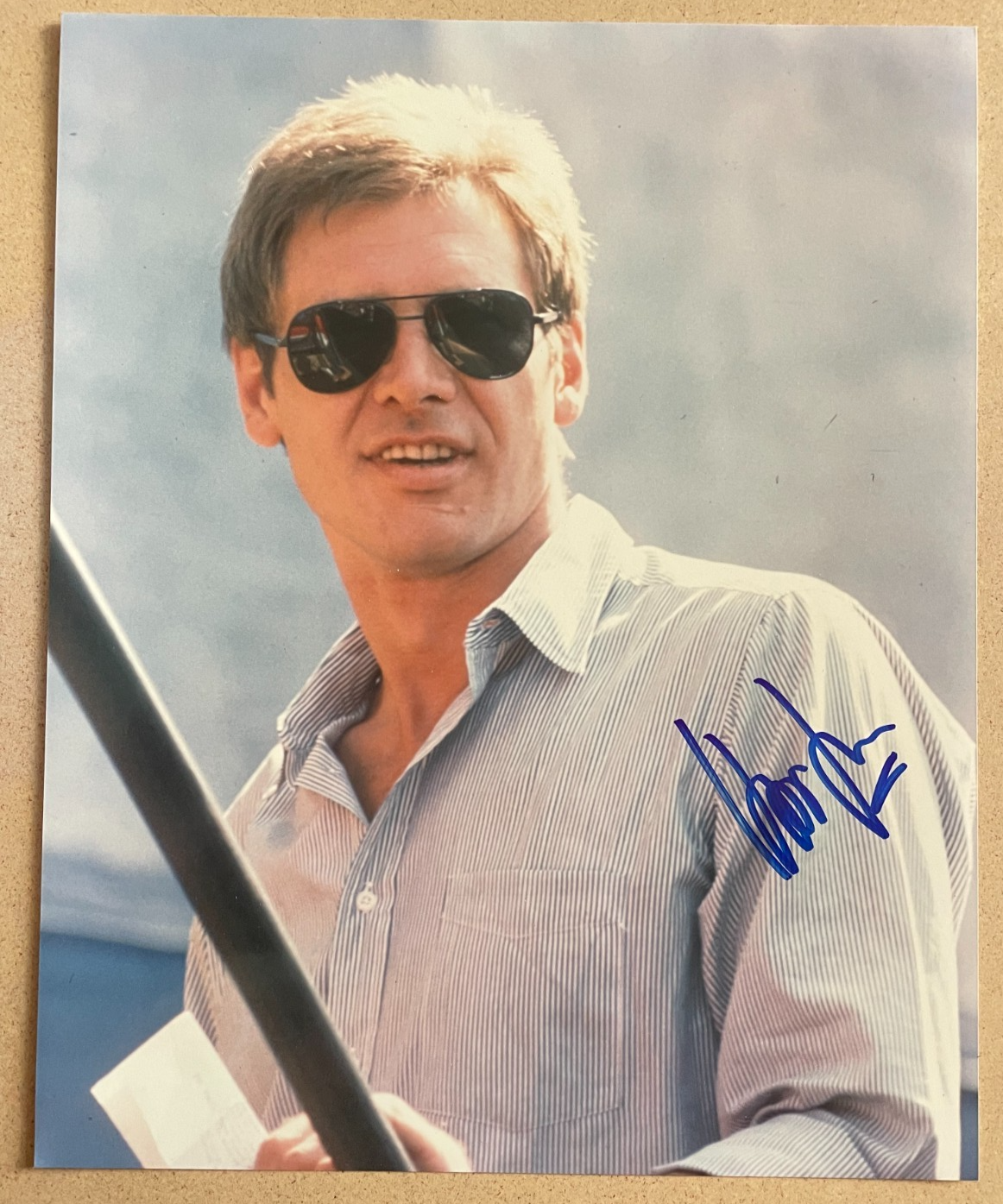 Harrison Ford Signed Autograph Signature 8x10 Color Glossy Photograph