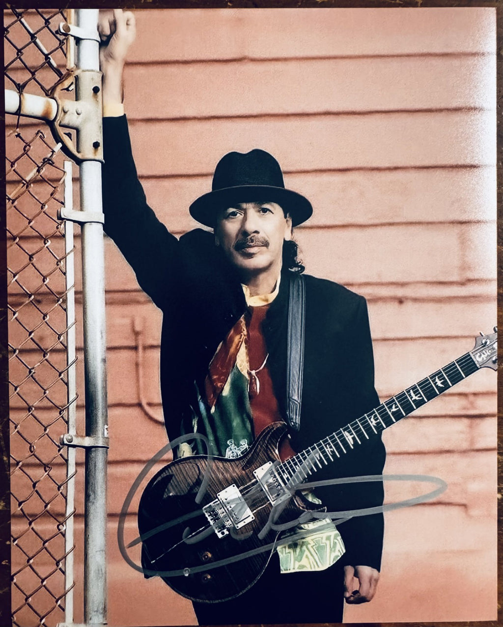 Carlos Santana Signed Autograph Signature 8x10 Matte Photograph COA