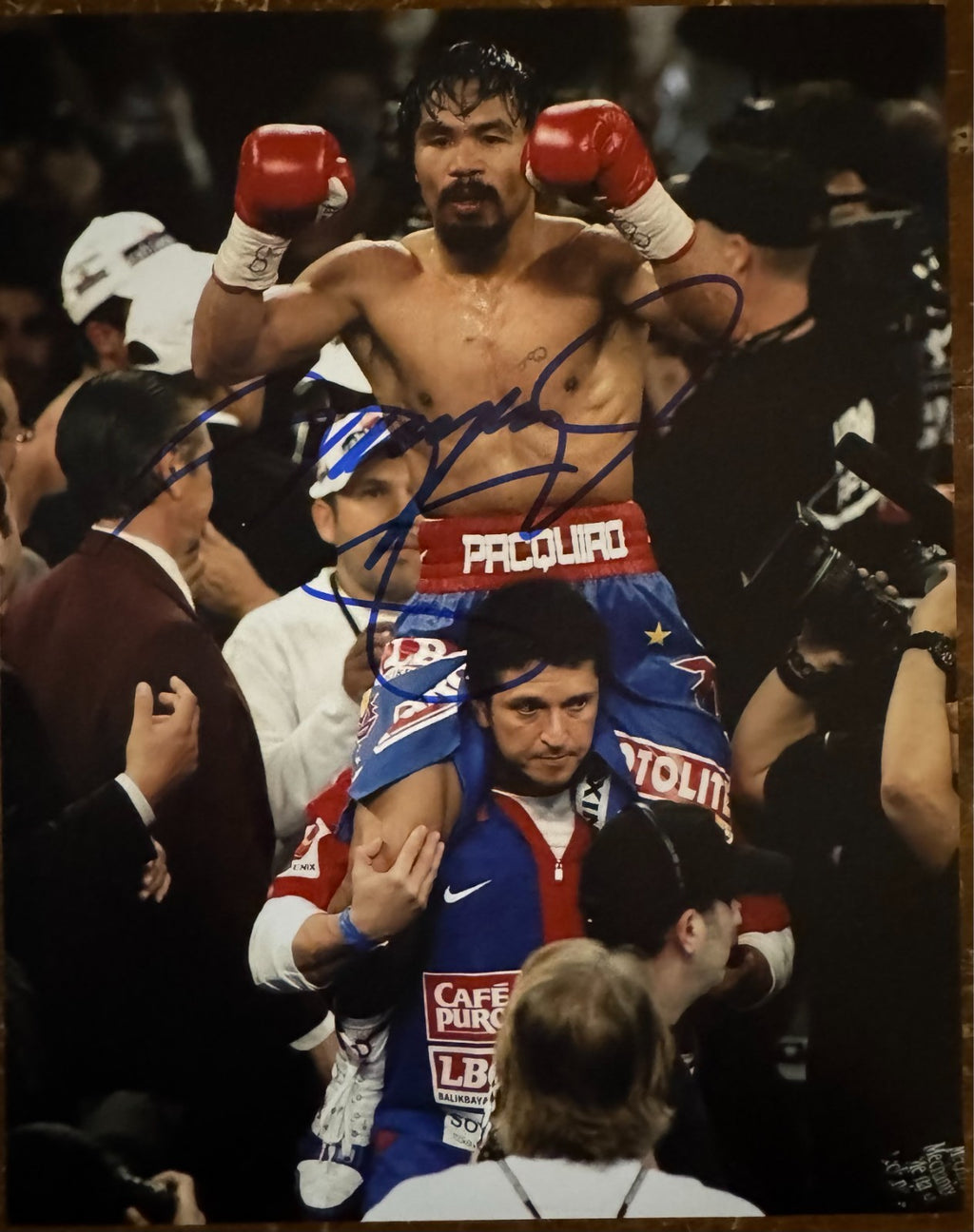 Manny Pacquiao Boxing Legend Signed Autographed Signature 8×10 Matte Photograph