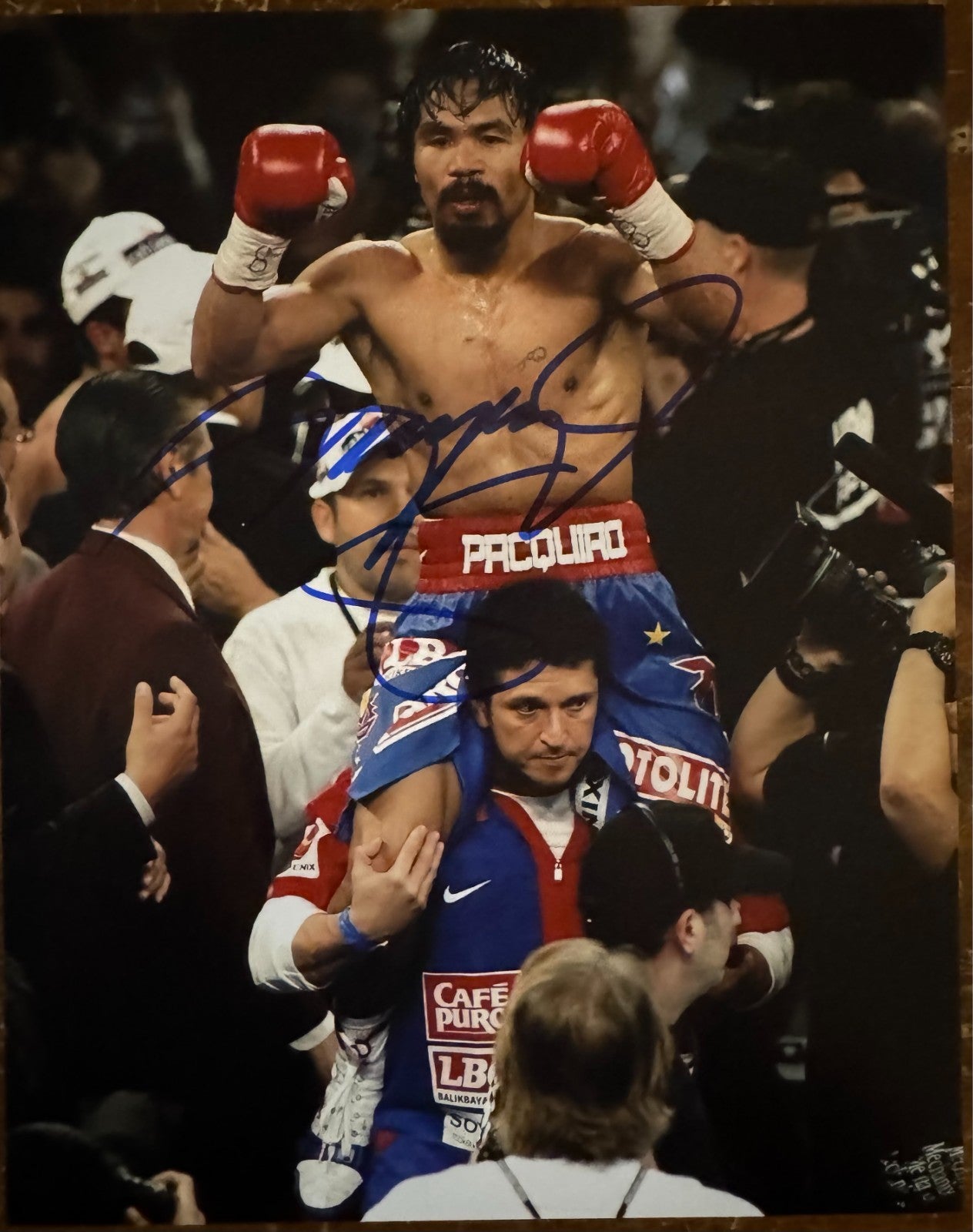 Manny Pacquiao Boxing Legend Signed Autographed Signature 8×10 Matte Photograph