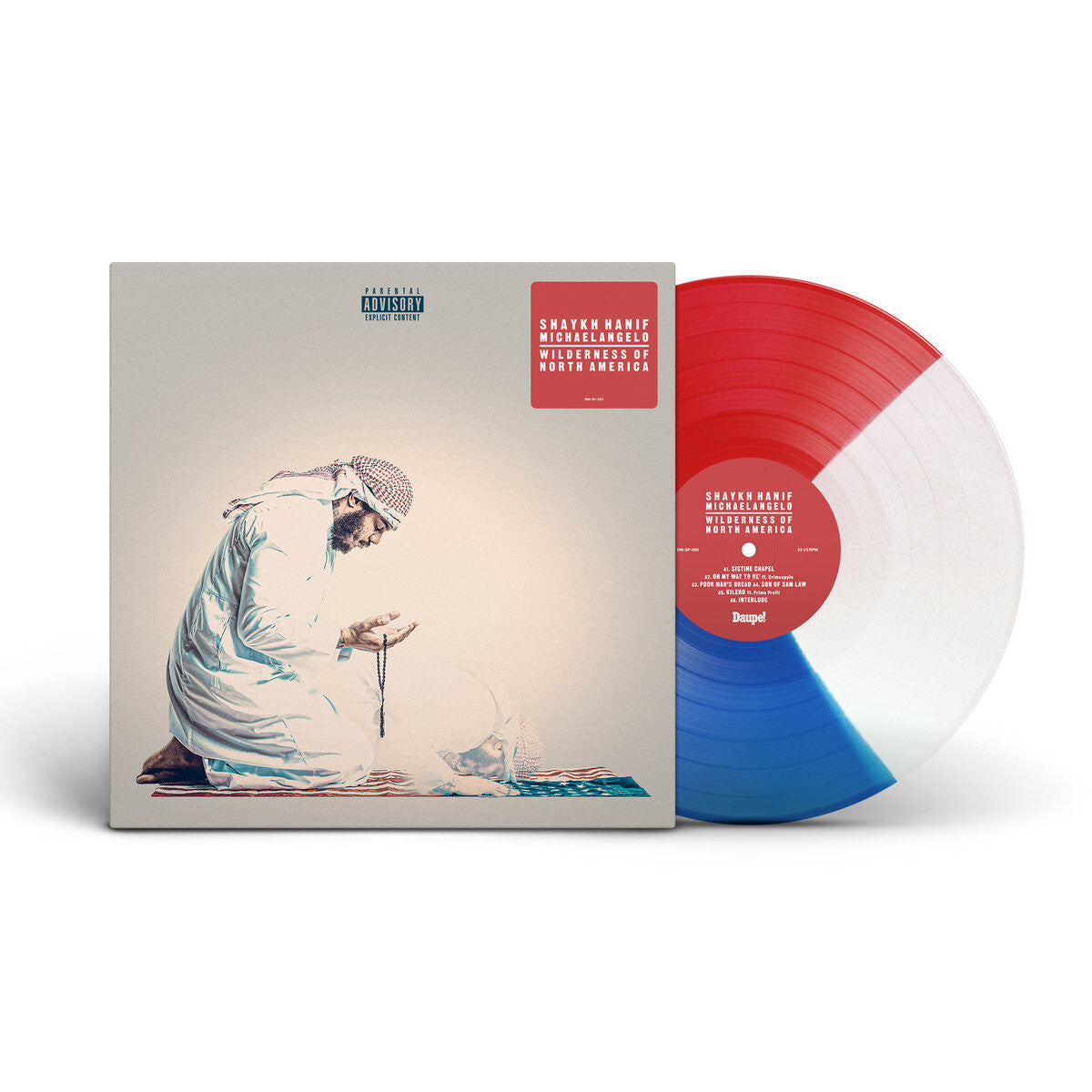 DAUPE! Shaykh Hanif, Michaelangelo - Wilderness Of North America Tri Color Vinyl