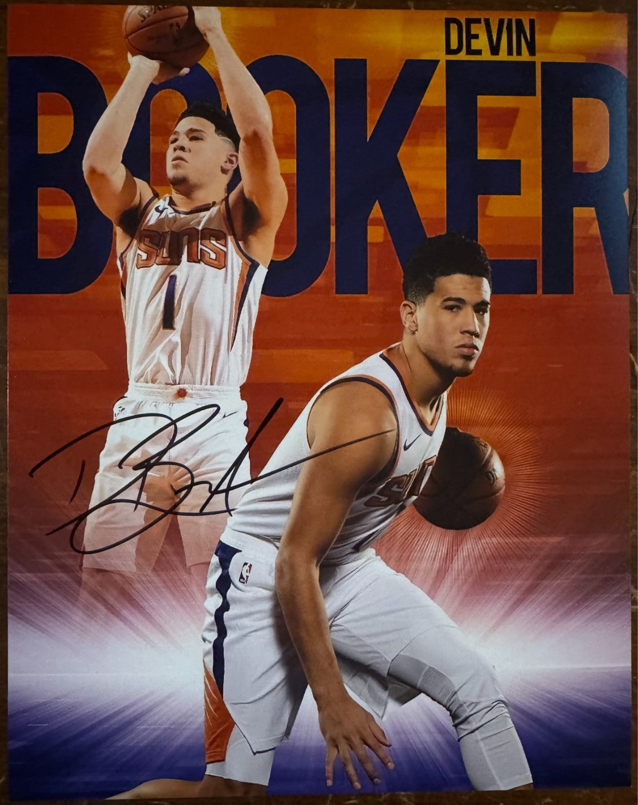 Devin Booker Signed Autograph Signature 8x10 Matte Photograph COA