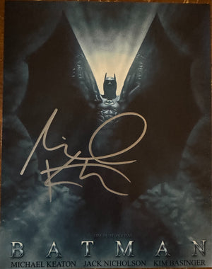 Michael Keaton Batman signed Autographed Signature 8×10 matte Photograph