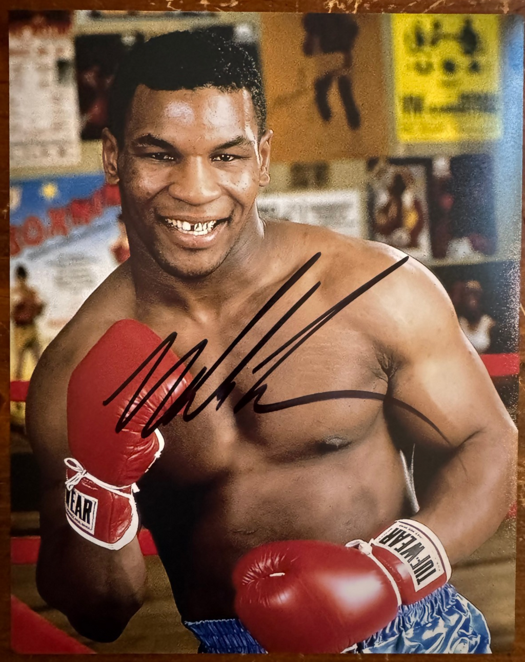 Iron Mike Tyson Signed Autographed Signature 8x10 Matte Photograph COA
