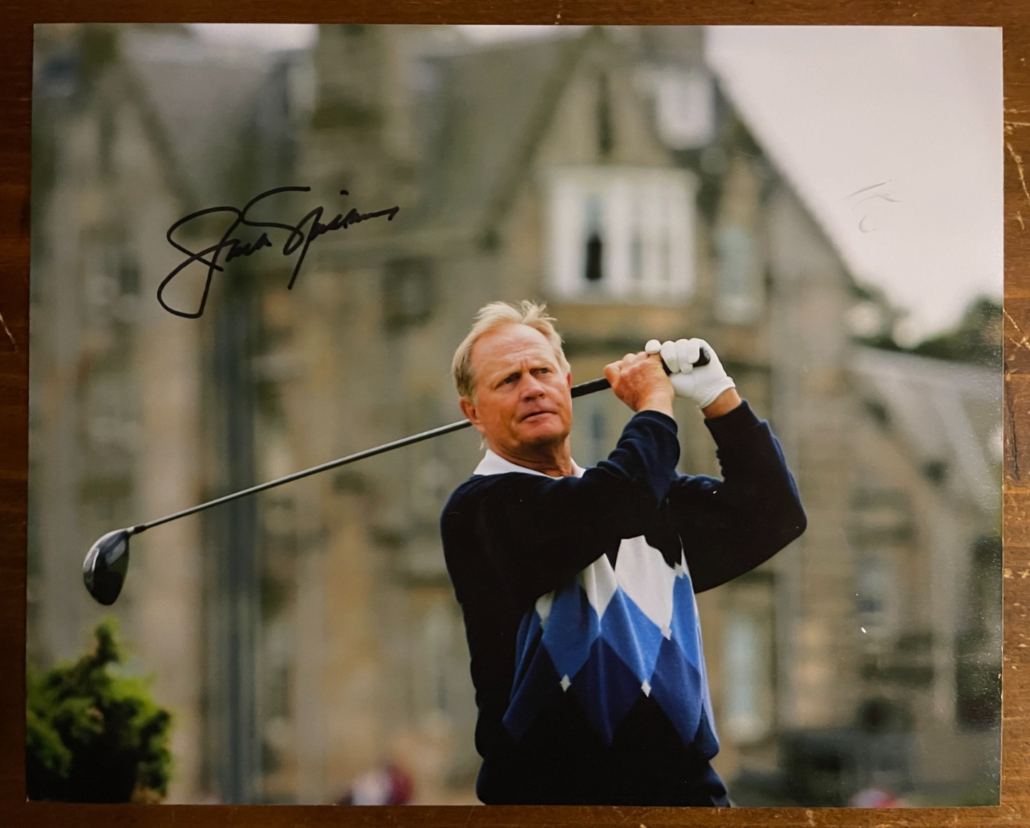 Jack Nicholas Signed Autograph Signature 10x8 Color Glossy Photograph