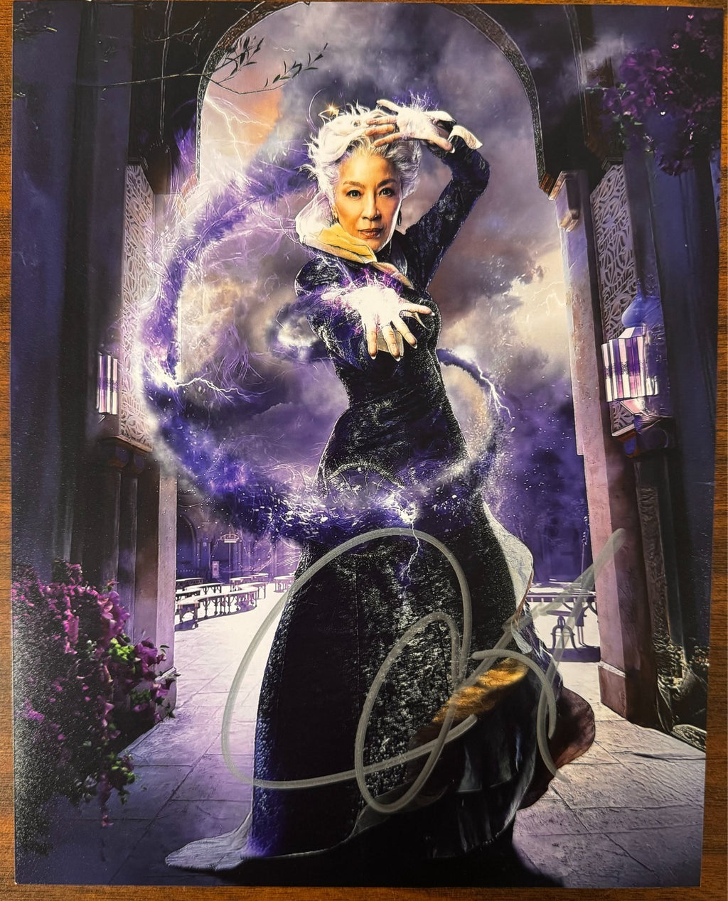 Michelle Yeoh Wicked Signed Autographed Signature 8x10 Matte Photograph COA