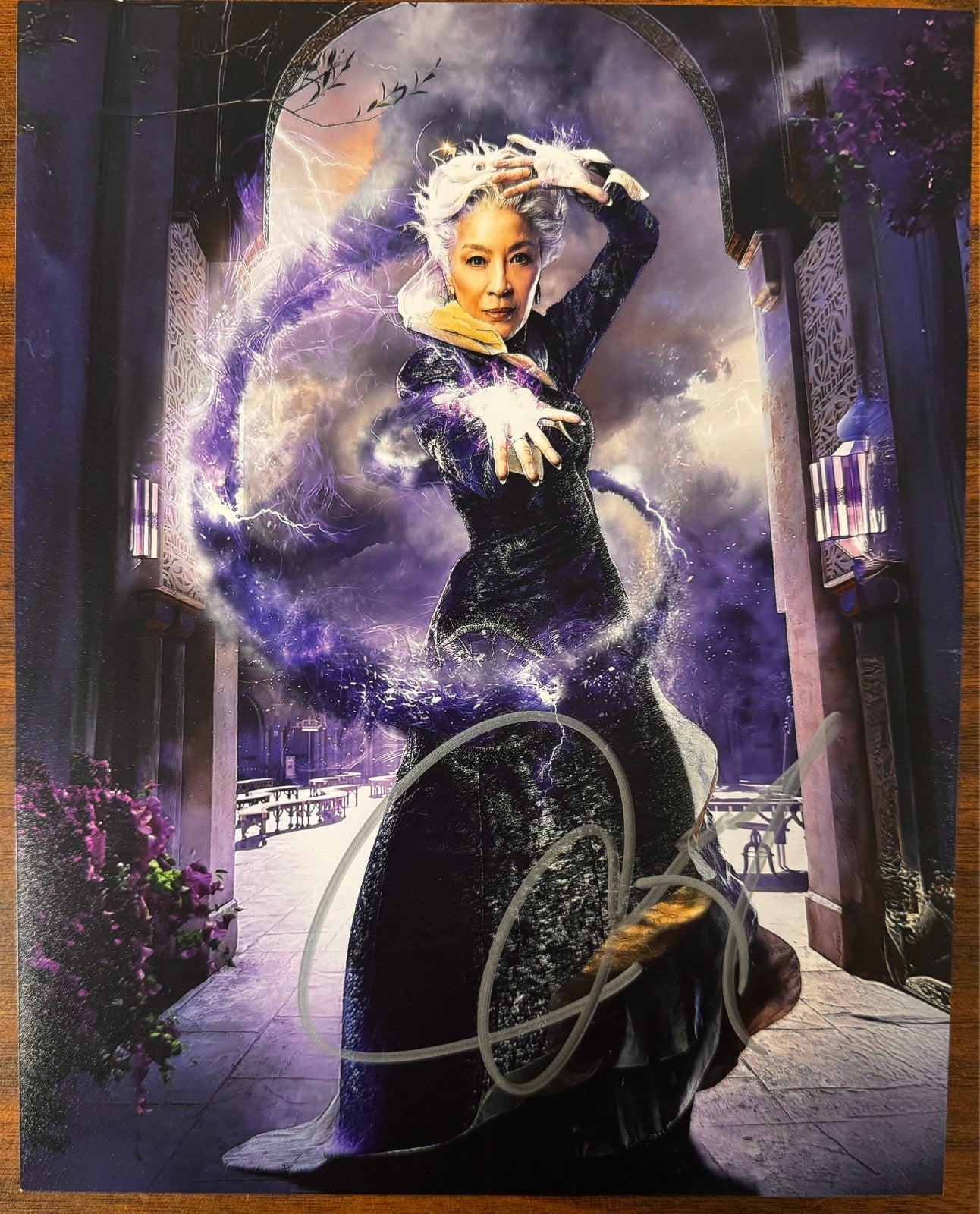 Michelle Yeoh Wicked Signed Autographed Signature 8x10 Matte Photograph COA