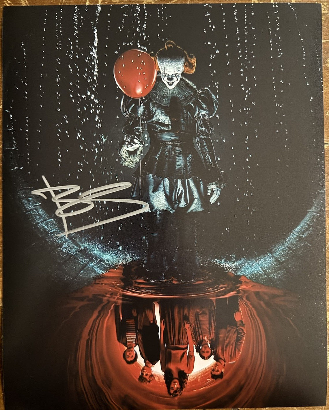 Bill Skarsgard IT Signed Autograph Signature 8x10 Matte Photograph COA