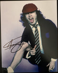 Angus Young AC/DC Signed Autograph Signature 8x10 Matte Photograph COA