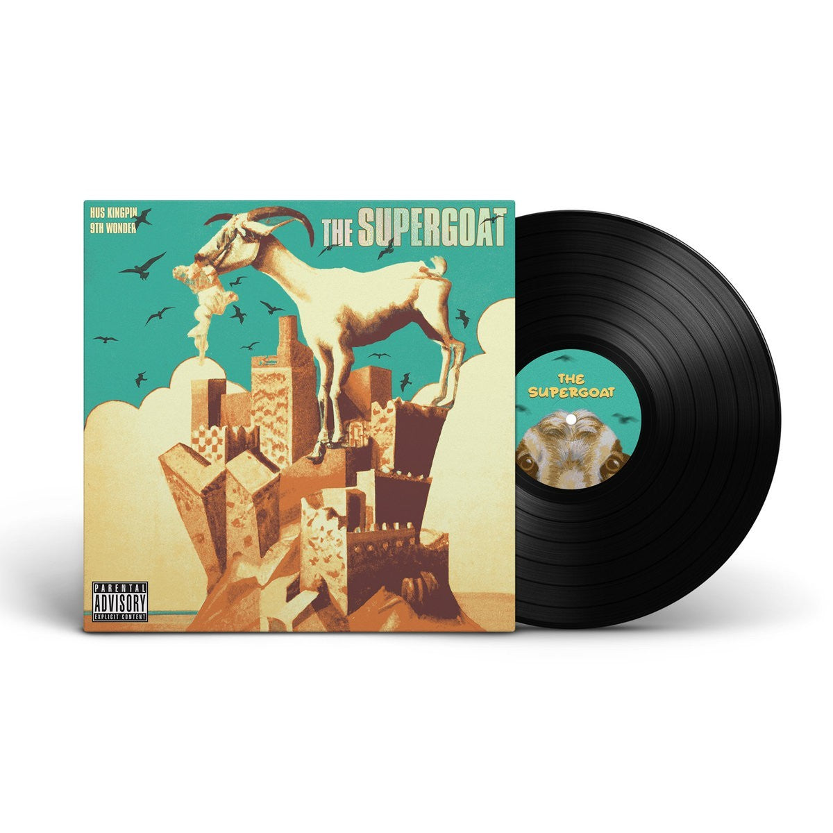 Hus Kingpin & 9th Wonder- The Supergoat Vinyl Daupe limited BLACK Vinyl 25/125