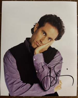 Jerry Seinfeld Signed Autograph Signature 8x10 Matte Photograph COA