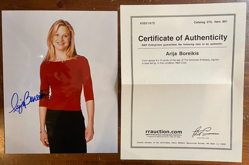 Arija Bareikis Signed Autograph Signature 8x10 Color Glossy Photograph with COA