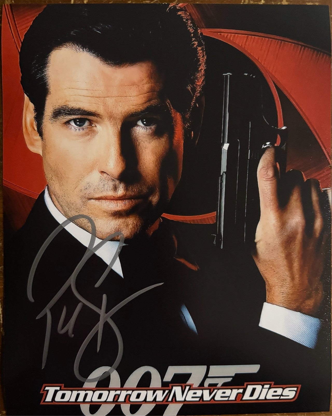 Pierce Brosnan Signed Autograph Signature 8x10 Matte James Bond Photograph COA