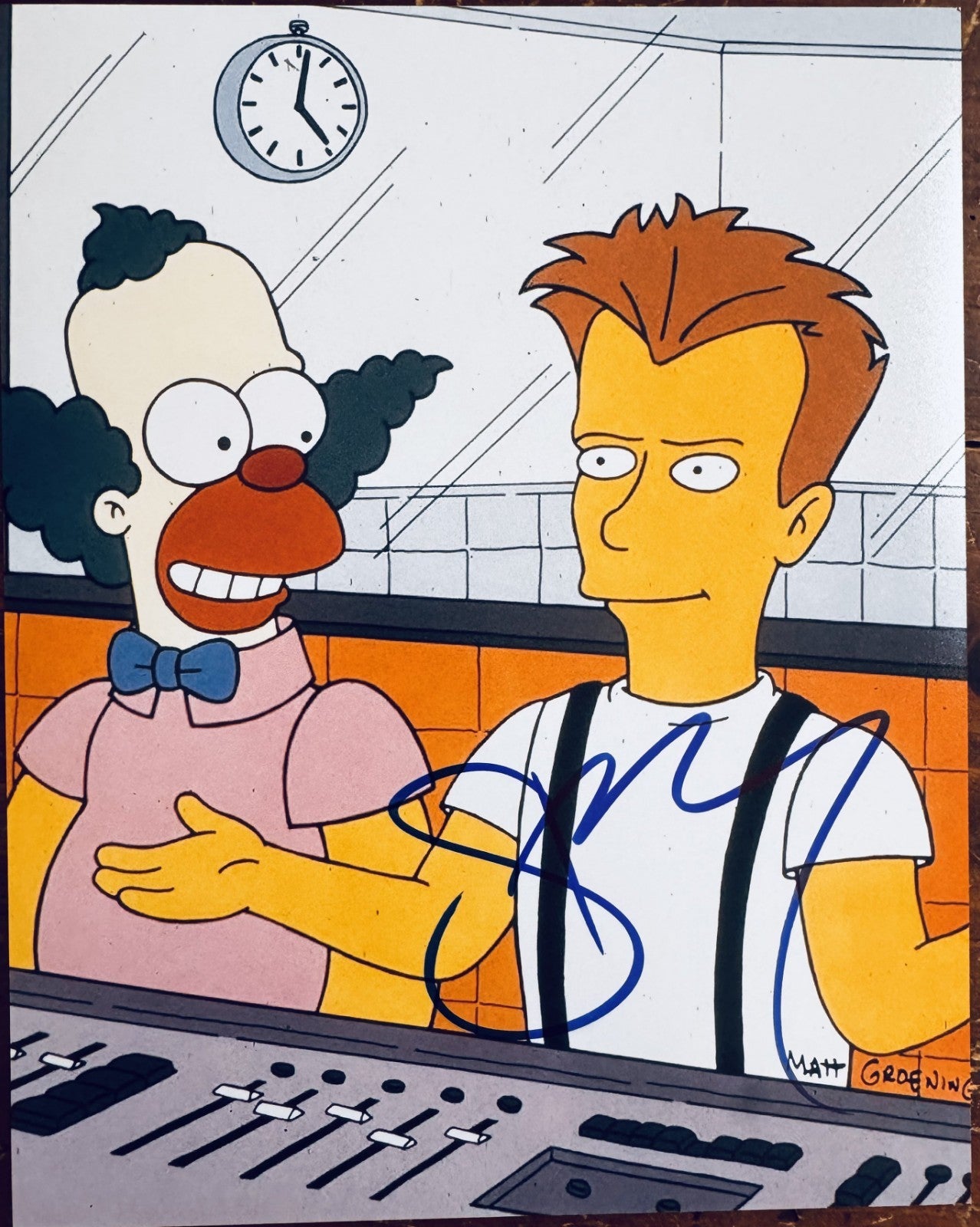 Sting Simpsons The Police Signed Autographed Signature 8x10 Matte Photograph COA