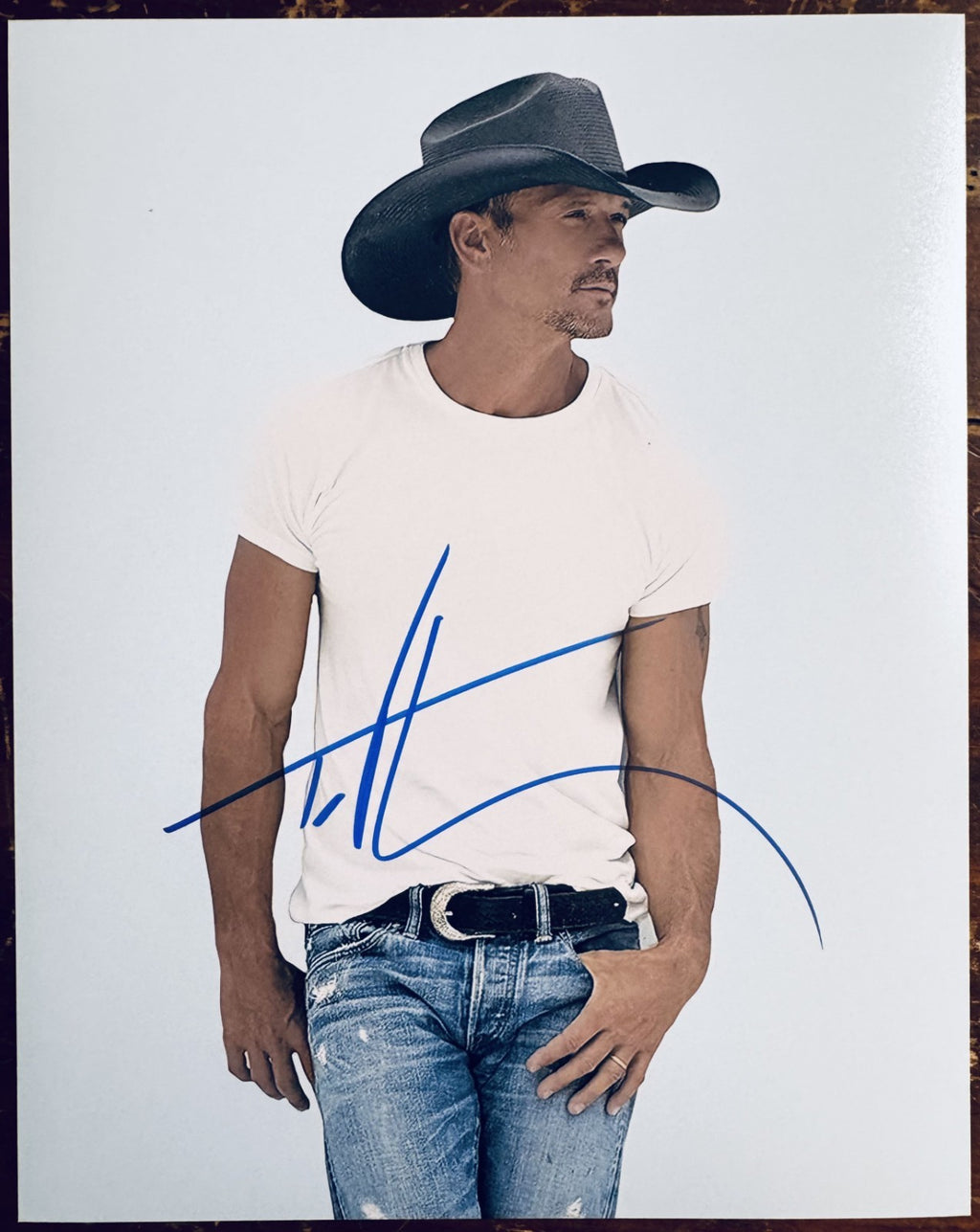 Tim McGraw Signed Autographed Signature 8x10 Matte Photograph COA