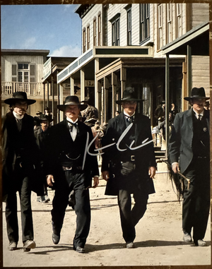 Kevin Costner Wyatt Earp Autographed Signature 8x10 Matte Photograph COA