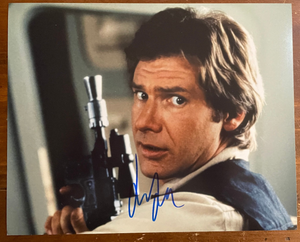 Harrison Ford Signed Autograph Signature 8x10 Star Wars Han Solo Photograph