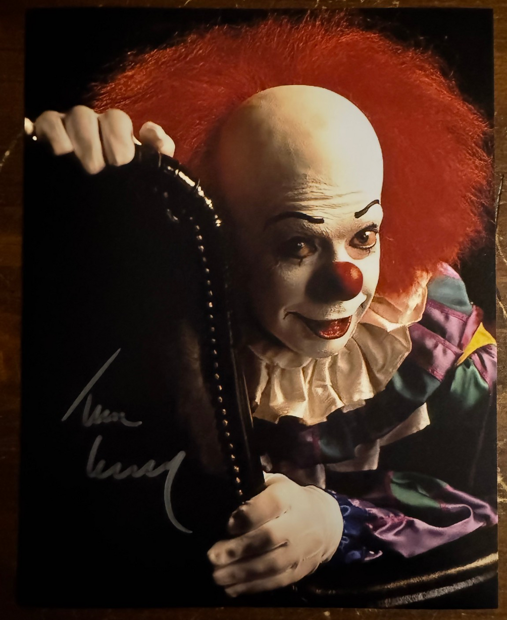 Tim Curry signed Autographed Signature 8x10 Matte IT Photograph COA