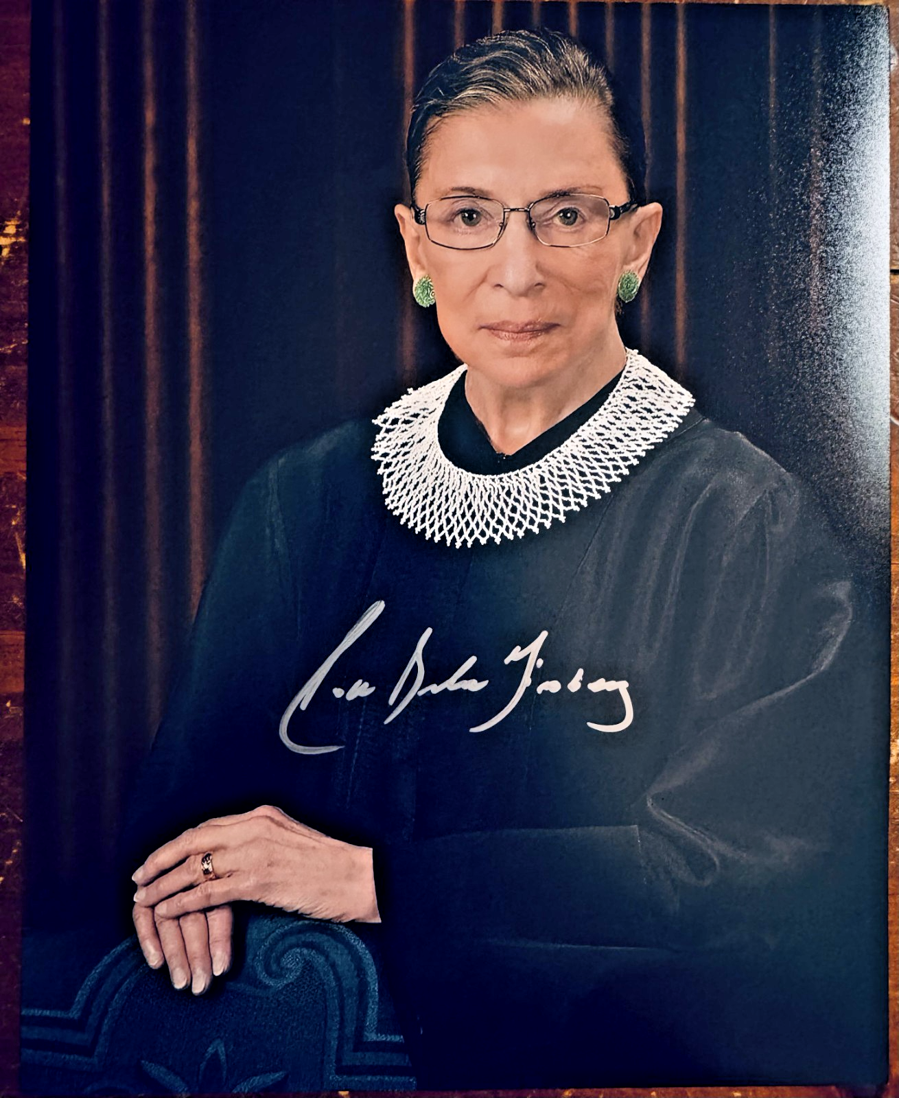 Ruth Bader Ginsgerg Signed Autographed Signature 8x10 Matte Photograph COA