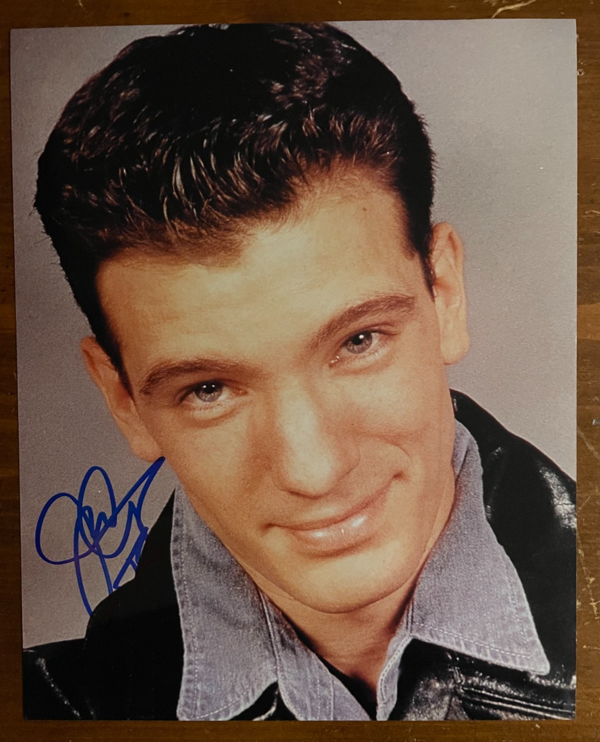 J.C. Chavez NSync Signed Autograph Signature 8x10 Color Glossy Photograph
