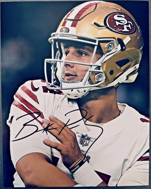 Brock Purdy Signed Autographed Signature 8x10 Matte Photograph COA