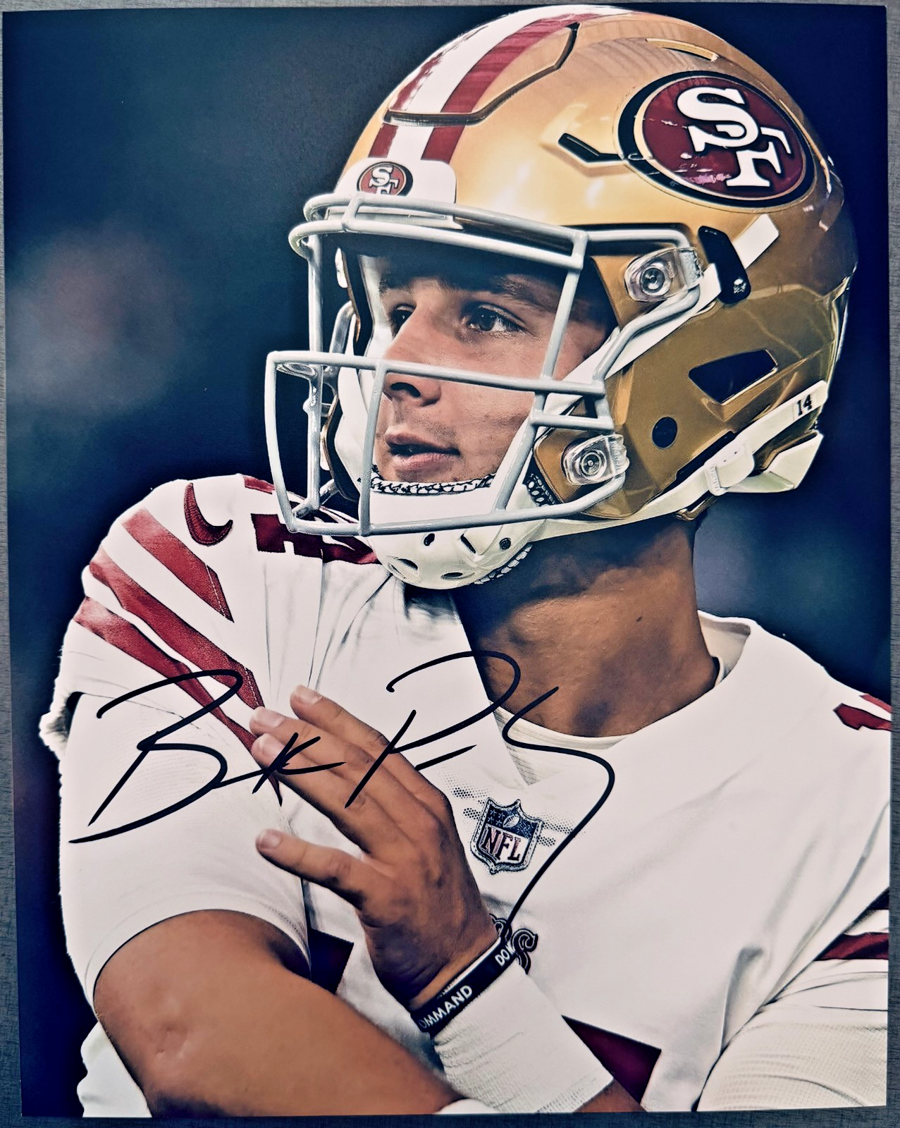 Brock Purdy Signed Autographed Signature 8x10 Matte Photograph COA