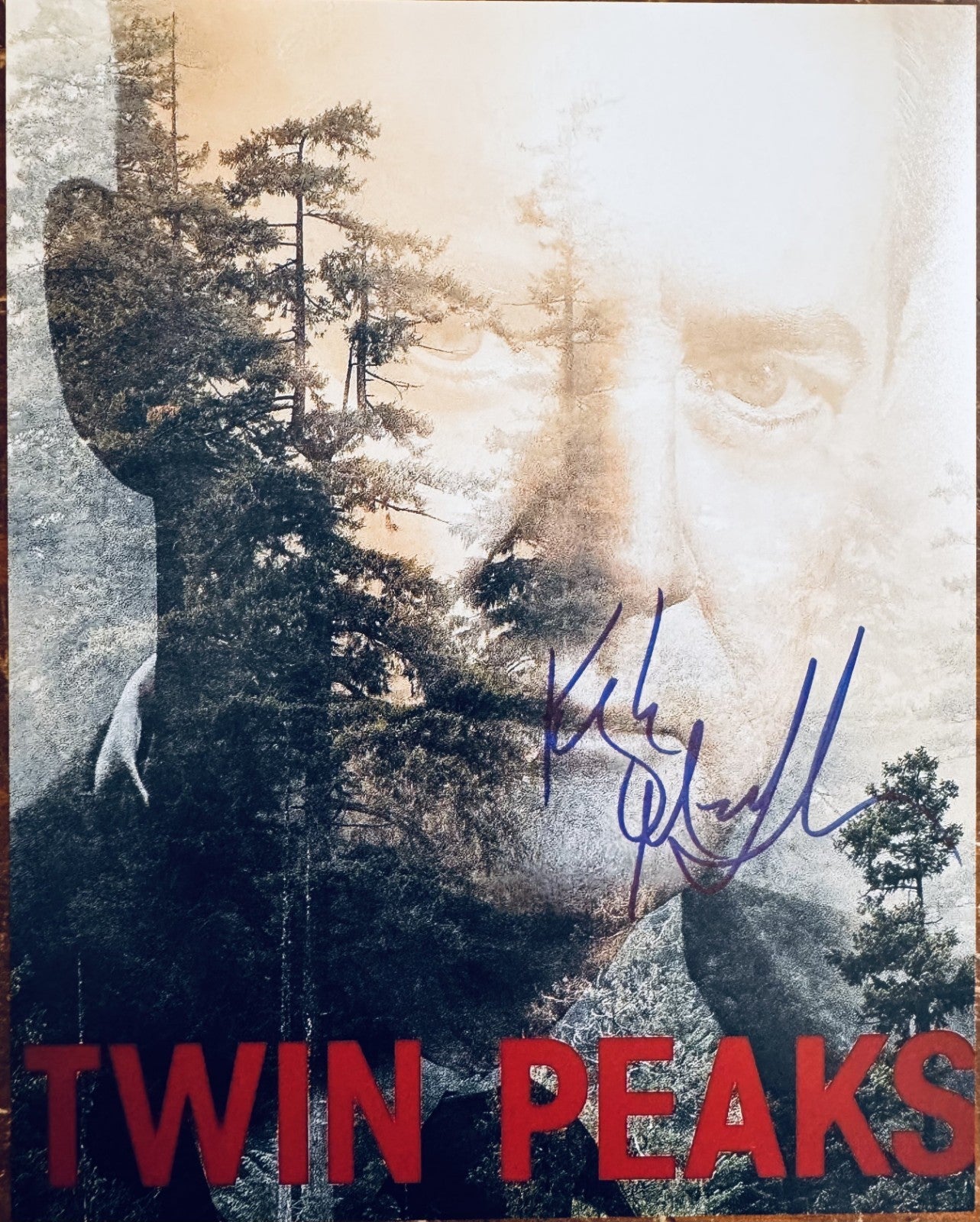 Kyle MacLachlan Twin Peaks Signed Autographed Signature 8x10 Matte Photo COA