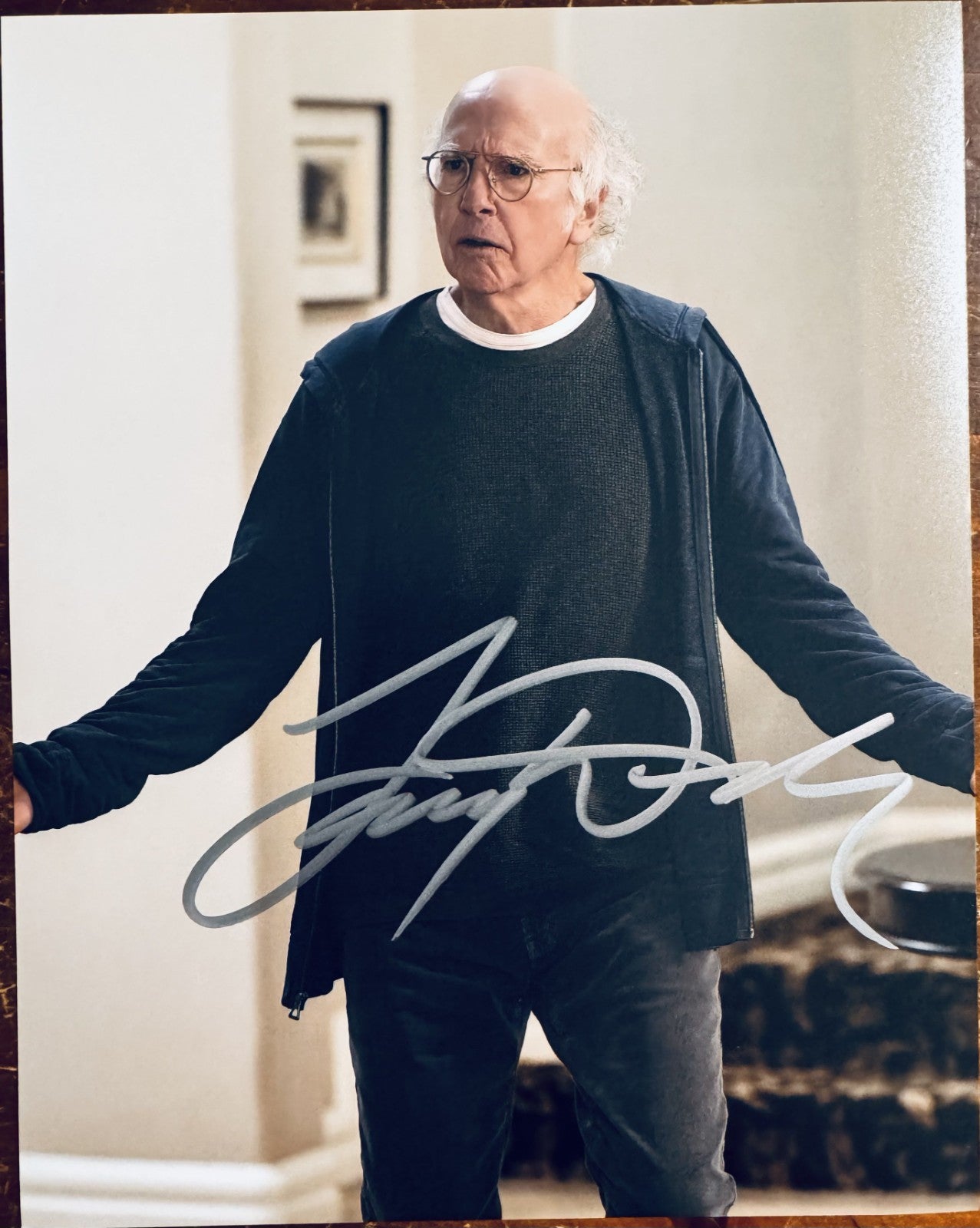 Larry David Curb Your Enthusiasm Signed Autographed Signature 8×10 Matte COA