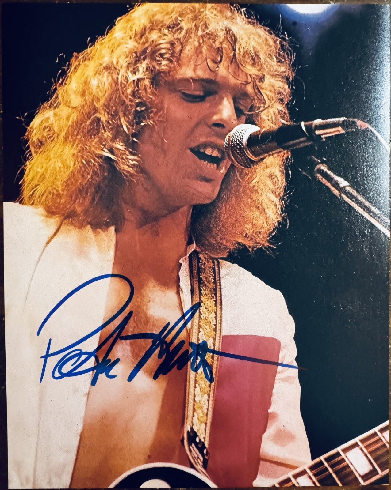 Peter Frampton Signed Autographed Signature 8x10 Matte Photograph COA