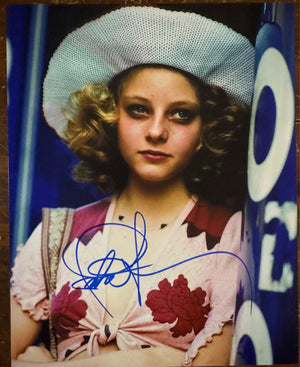 Jodie Foster Taxi Driver signed Autographed Signature 8×10 matte photograph
