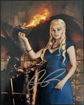 Emelia Clarke Game of Thrones Signed Autograph Signature 8x10 Matte Photo COA