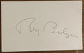 Ray Bolger Signed Autograph Signature Vintage Index Card