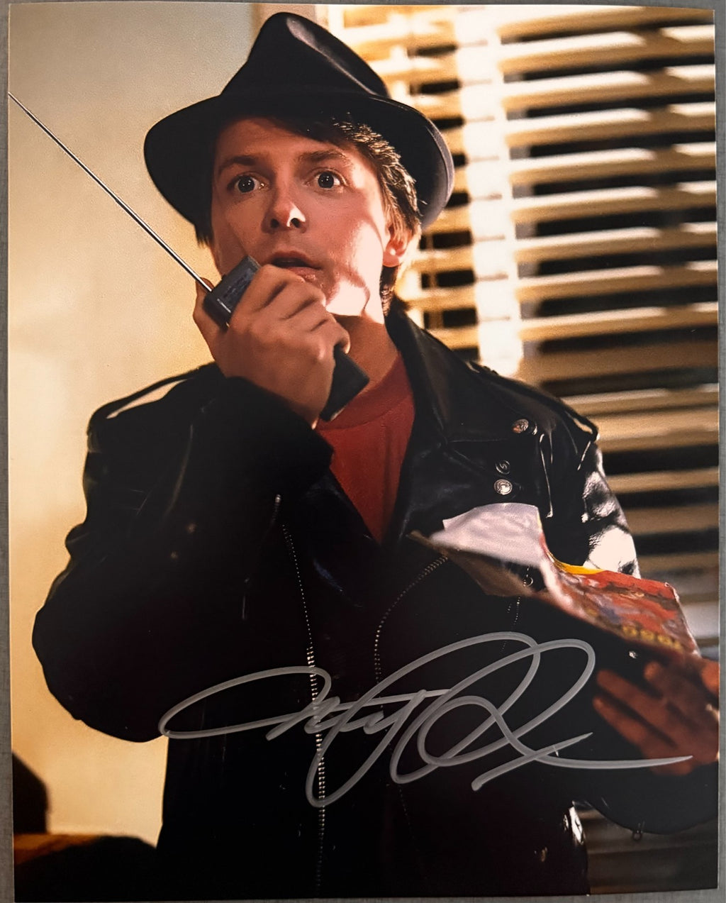 Michael J Fox Back to the Future Signed Autograph Signature 8x10 Matte Photo COA