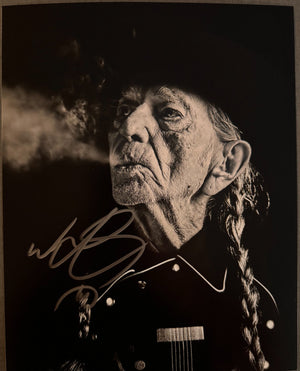Willie Nelson Signed Autograph Signature 8x10 Matte Photograph COA