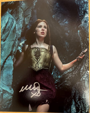 Millie Bobby Brown Damsel Signed Autographed Signature 8x10 Matte Photograph COA