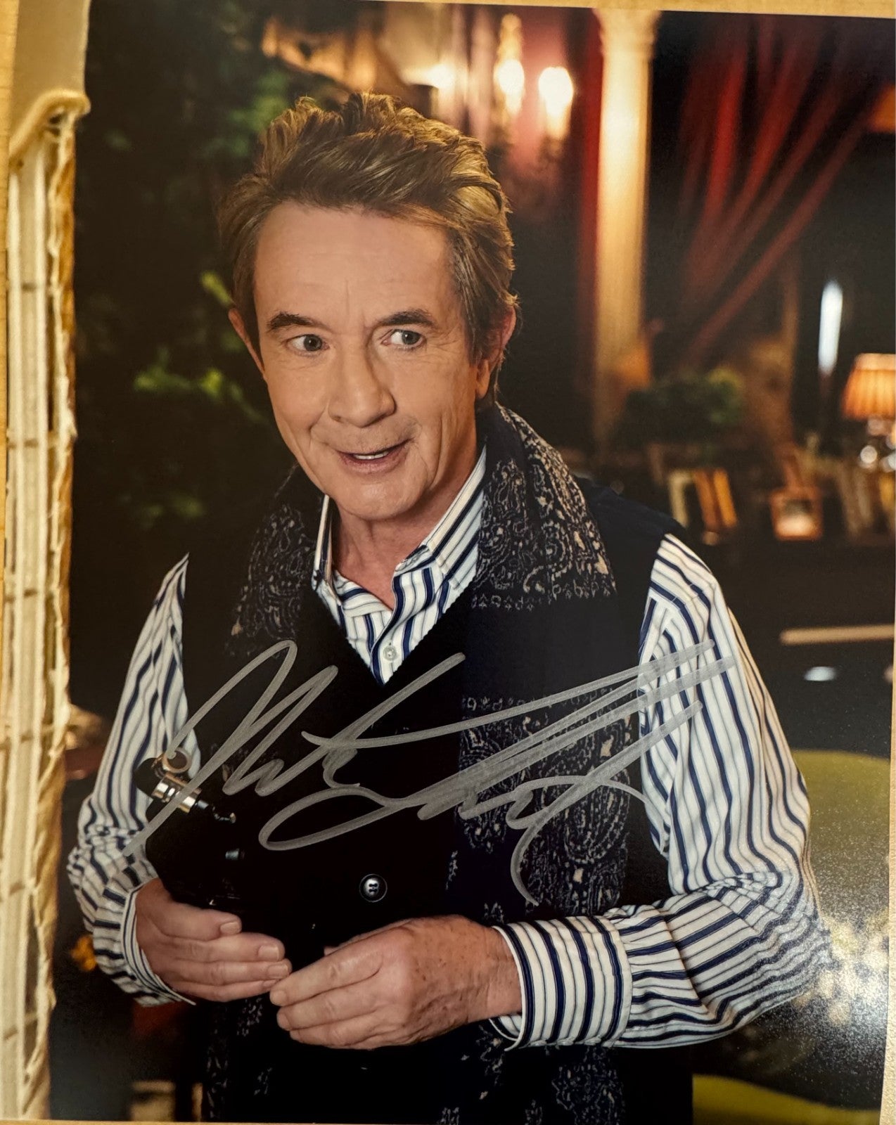 Martin Short Only Murders in the Building Signed Autograph 8x10 Matte Photo COA
