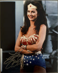 Lynda Carter Wonder Woman Signed Autograph Signature 8x10 Matte Photograph COA