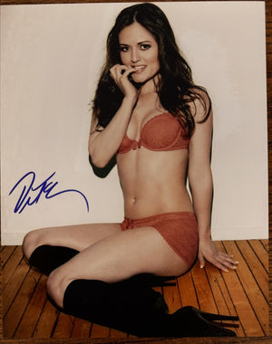 Danica McKellar Signed Autographed Signature 8x10 Matte Photograph COA