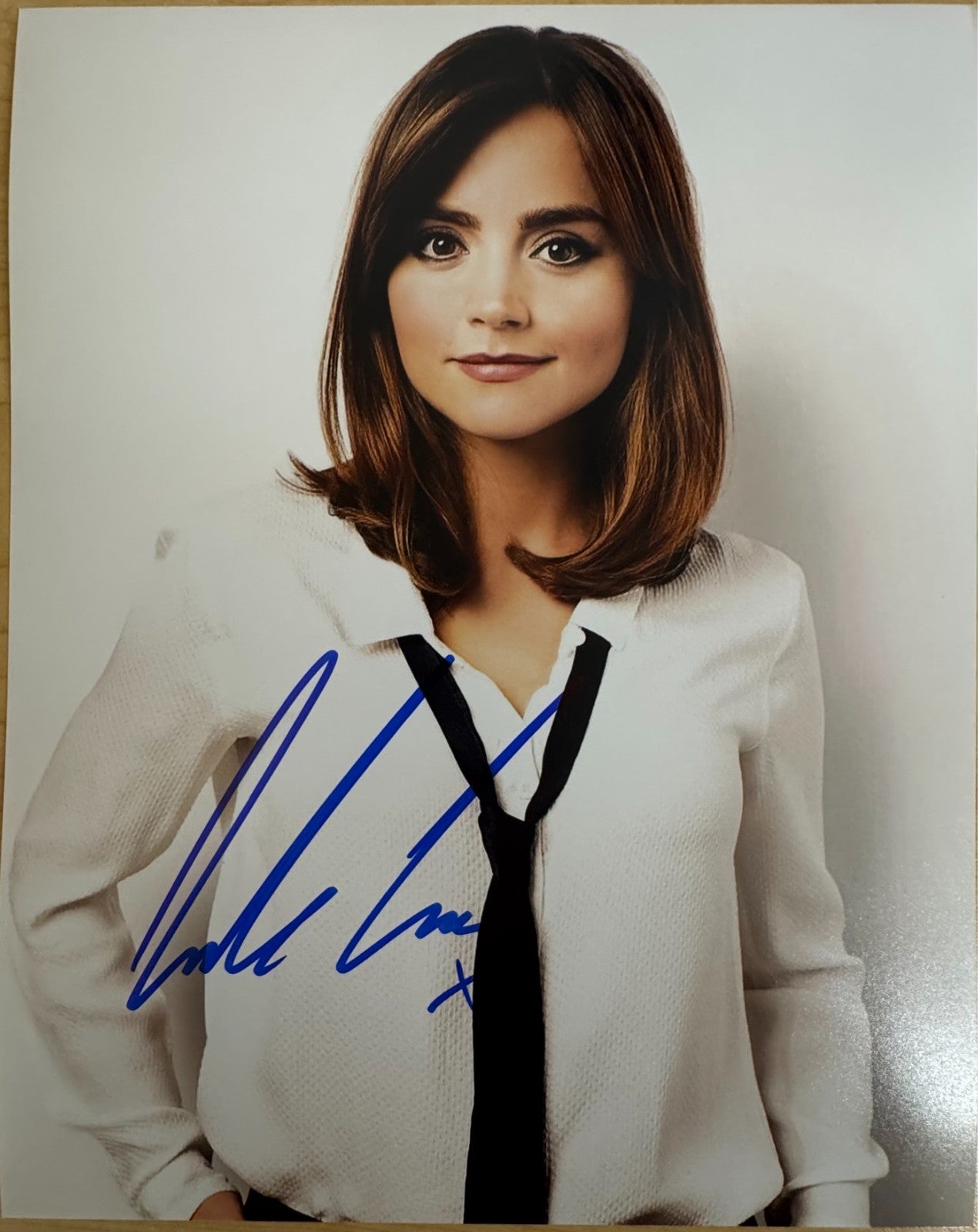 Clara Oswald Signed Autograph Signature 8x10 Matte Photograph COA