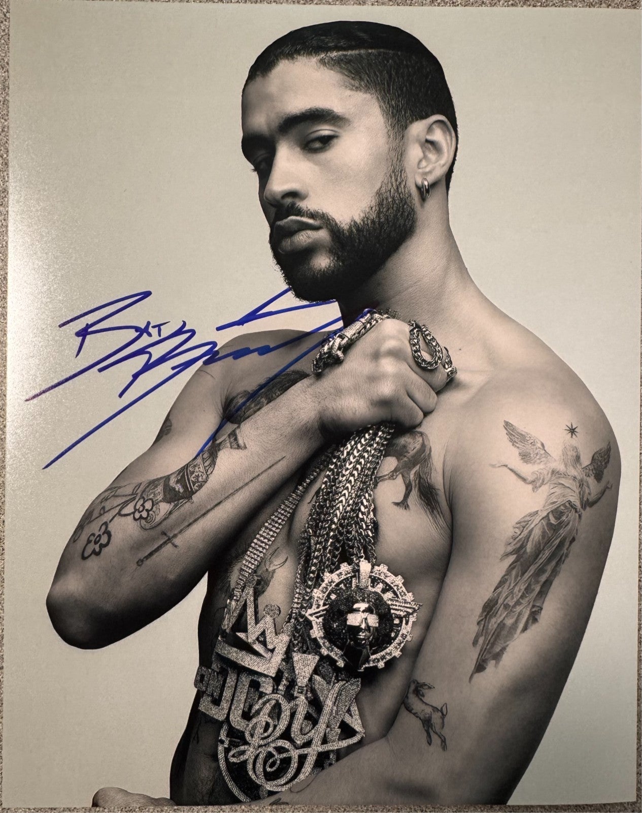 Bad Bunny signed Autographed Signature 8x10 Matte Photograph COA
