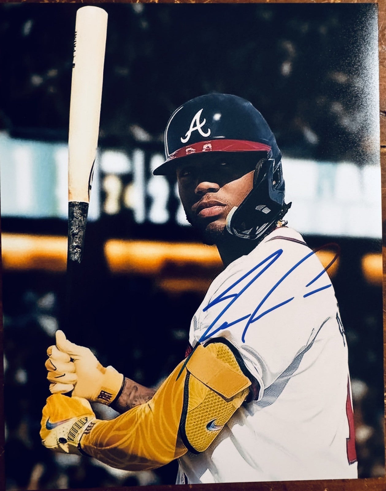 Ronald Acuna Jr. Signed Autographed Signature 8x10 Matte Photograph COA