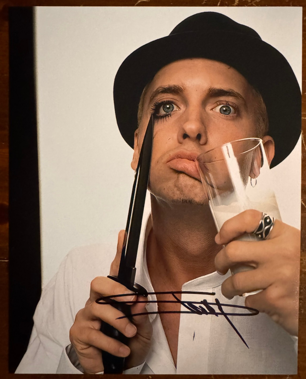 Eminem Slim Shady Signed Autographed Signature 8x10 Matte Photograph COA
