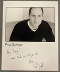 Paul Schulze Signed Autograph 8x10 B&W Glossy Photograph Father Phil Sopranos