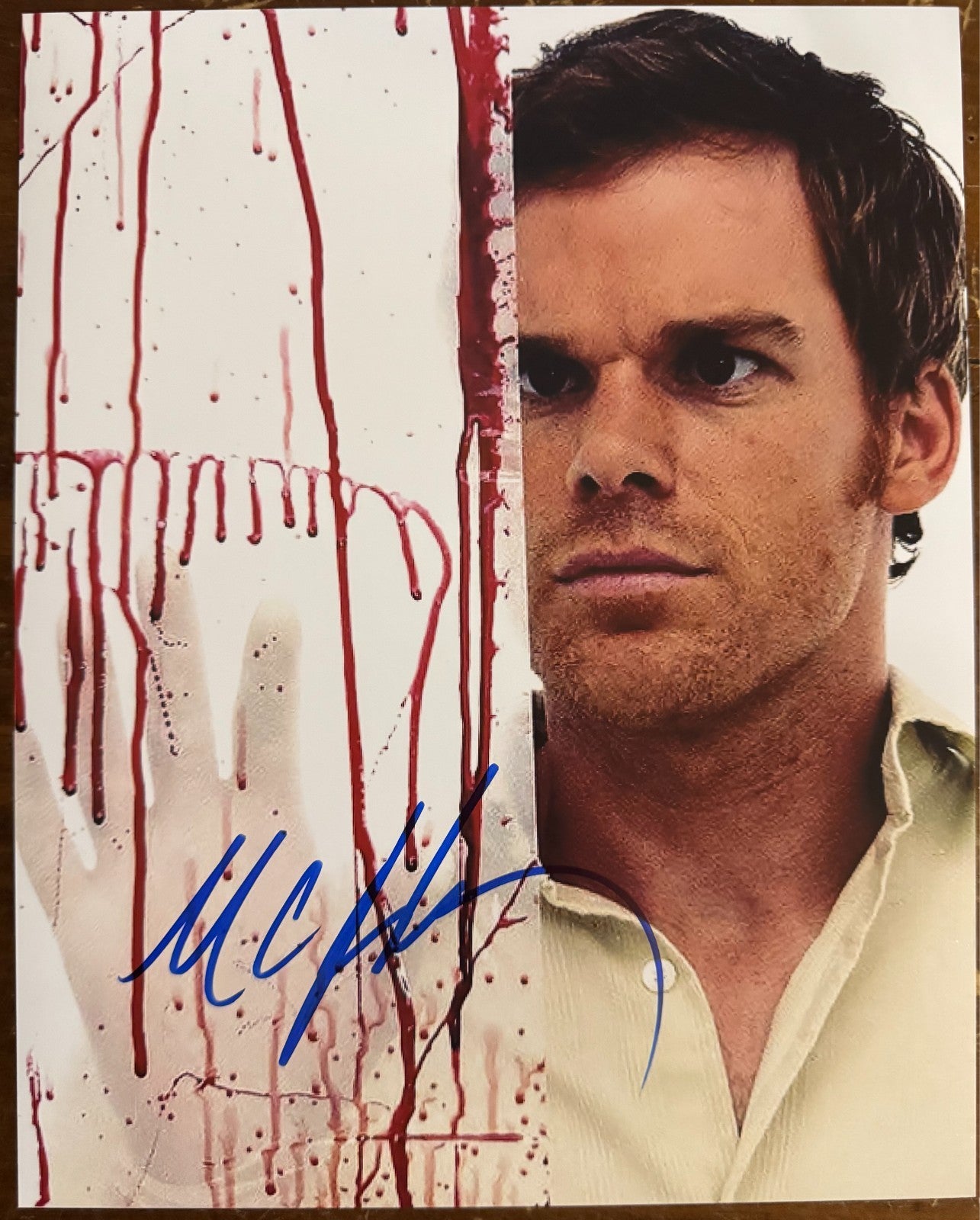 Michael C Hall Dexter Signed Autographed Signature 8x10 Matte Photograph COA