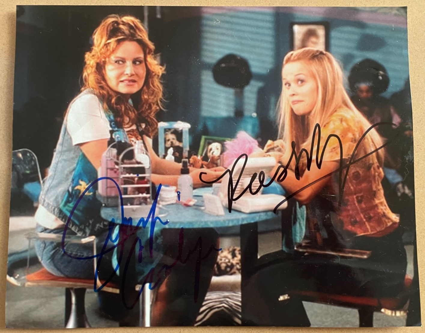 Legally Blonde Reese Witherspoon & Jennifer Coolidge Signed Autograph 10x8